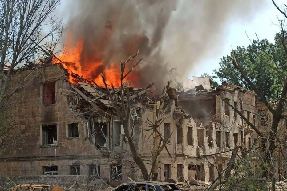 Ataque a clínica em Dnipro, na Ucrânia