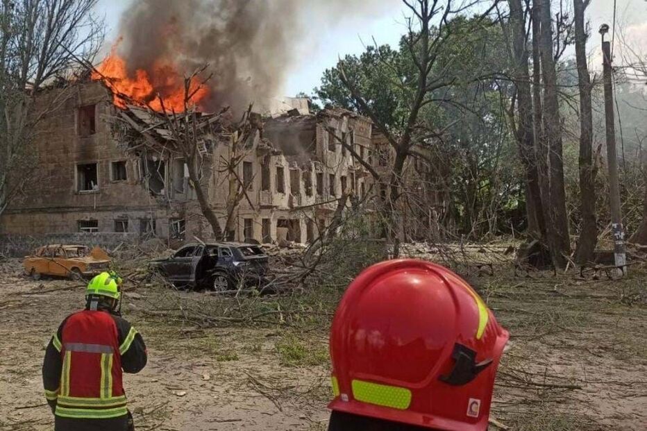 Ataque a clínica em Dnipro, na Ucrânia