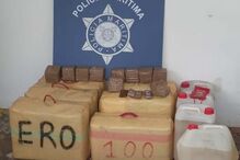 Droga apreendida no Algarve