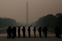 Tal como Nova Iorque, também Washington foi afetada pelo fumo vindo dos incêndios no Canadá