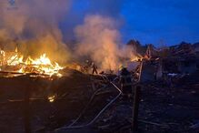 Ataque de mísseis russos na região de Zhytomyr