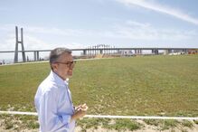 Carlos Moedas no recinto da JMJ