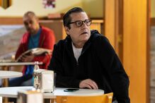 Paulo Futre nas gravações da novela 'Rua da Flores'