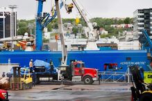 Destroços do submersível Titan