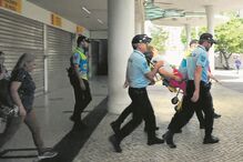 Comboio sobrelotado na Linha de Sintra