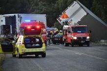 Acidente na N10 em Benavente 