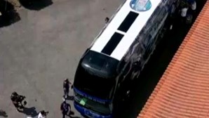 Autocarro do FC Porto chega ao Jamor