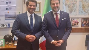 André Ventura reune-se com Matteo Salvini