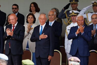 Marcelo Rebelo de Sousa, Augusto Santos Silva e António Costa