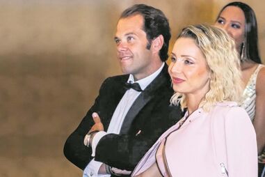 Luciana Abreu e o cavaleiro João Moura Caetano