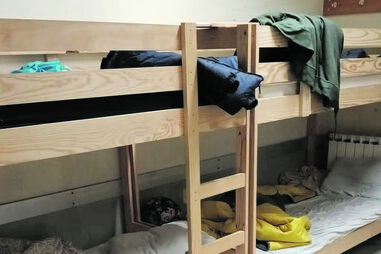 Quartos onde os menores dormiam na academia de Riba de Ave, em Vila Nova de Famalicão