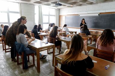 professores, alunos, escola
