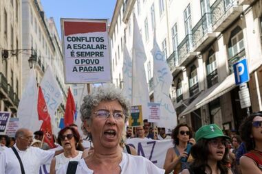 Isabel Camarinha, secretária-geral da CGTP