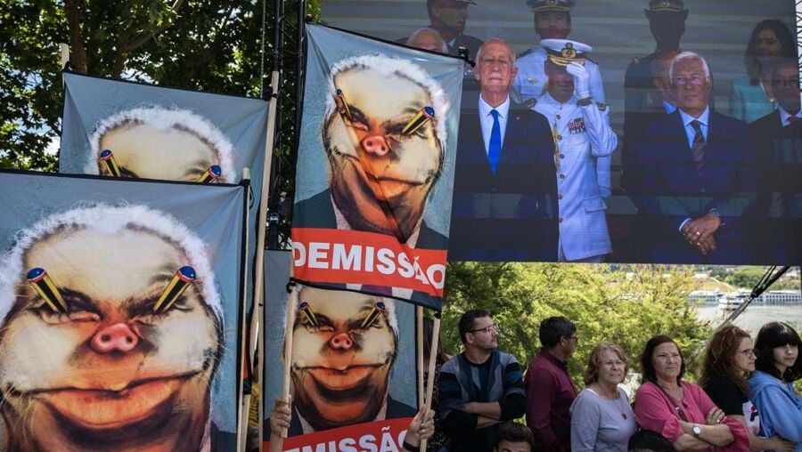Protestos contra António Costa nas celebrações do Dia de Portugal
