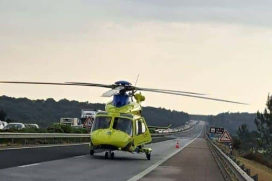 Helicópetero do Inem foi acionado