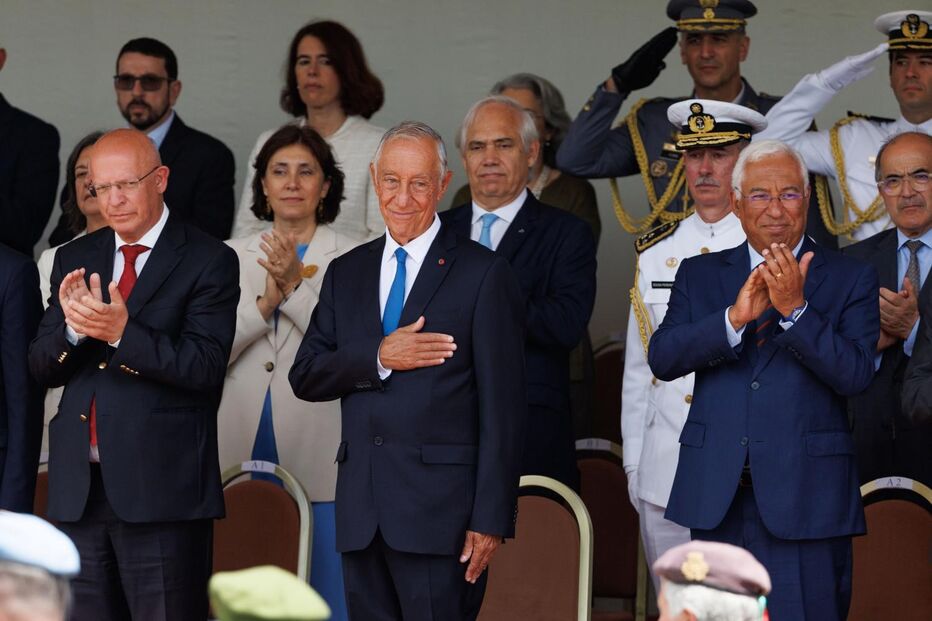 Marcelo Rebelo de Sousa, Augusto Santos Silva e António Costa