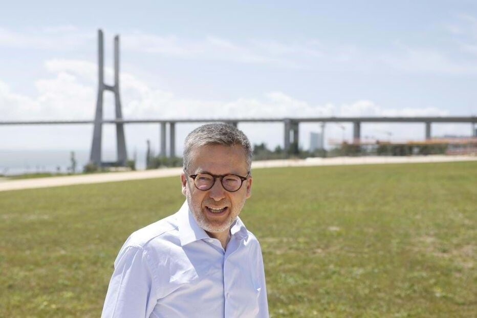 Carlos Moedas no recinto da JMJ