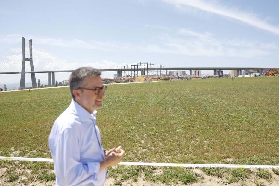 Carlos Moedas no recinto da JMJ