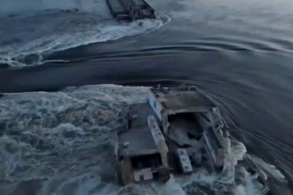 Barragem de Kakhovka, Ucrânia, Kherson, Guerra