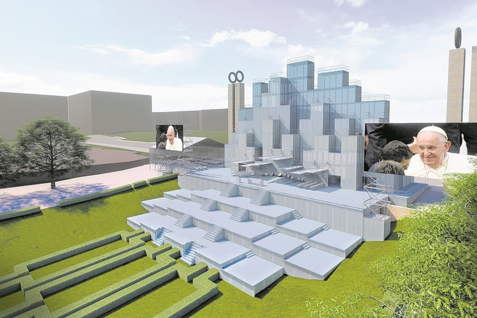 Projeto do Altar no parque Eduardo VII