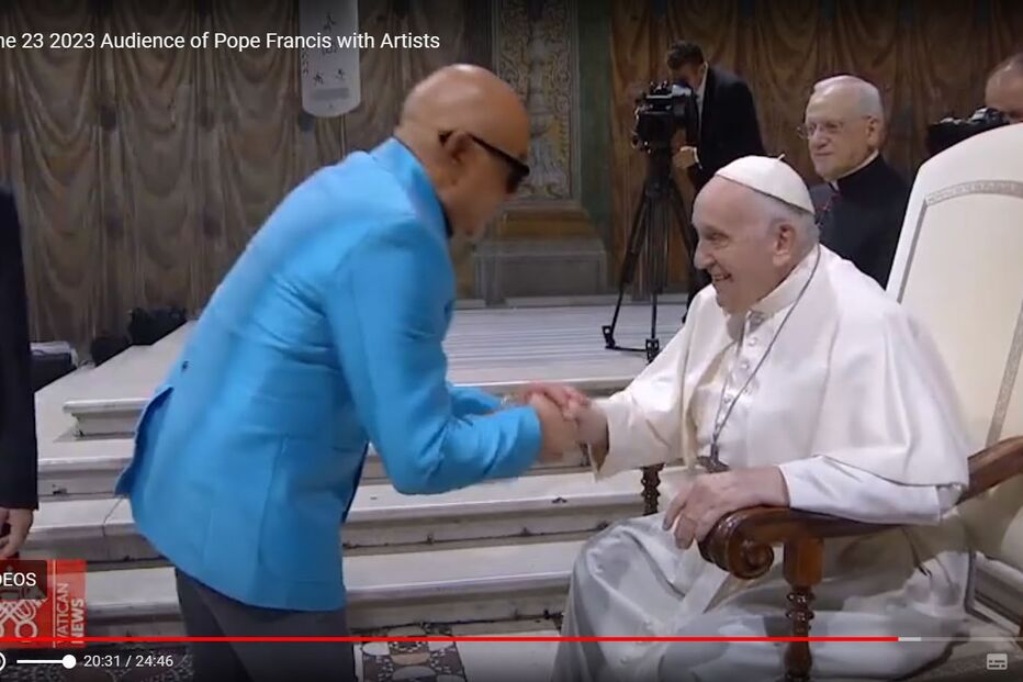 Pedro Abrunhosa, Papa Francisco 