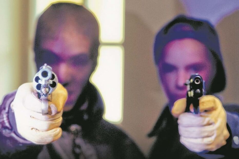 Armas, assalto, tiros, x