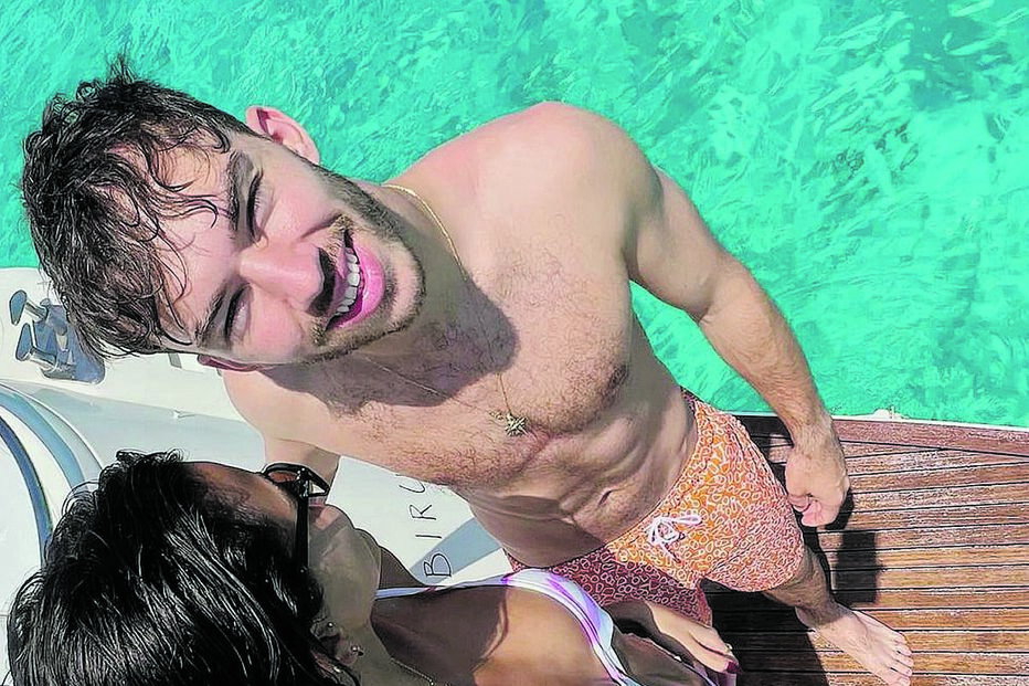 Francisca Cerqueira Gomes e Pierre Gasly