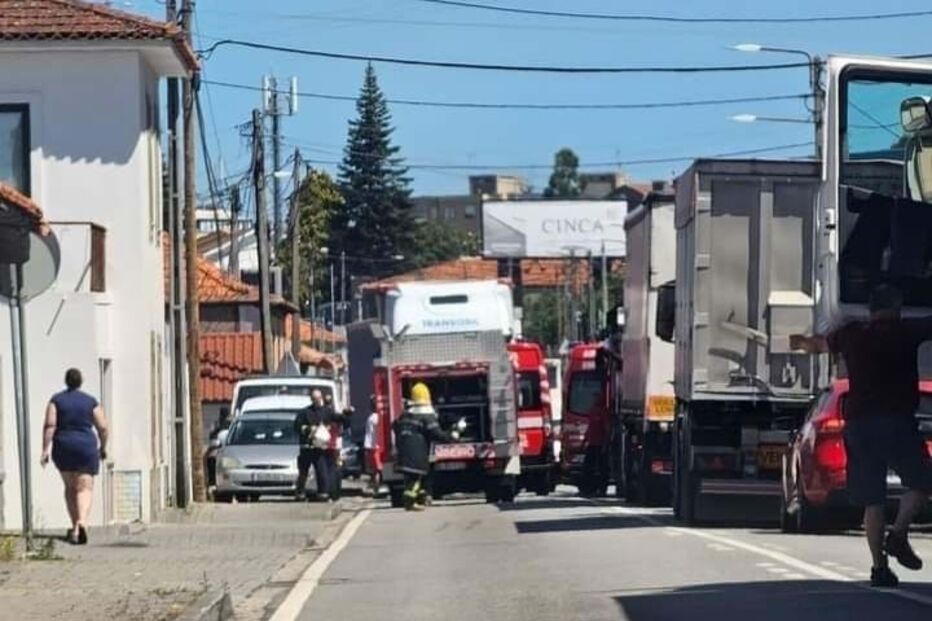 Acidente em Santa Maria da Feira