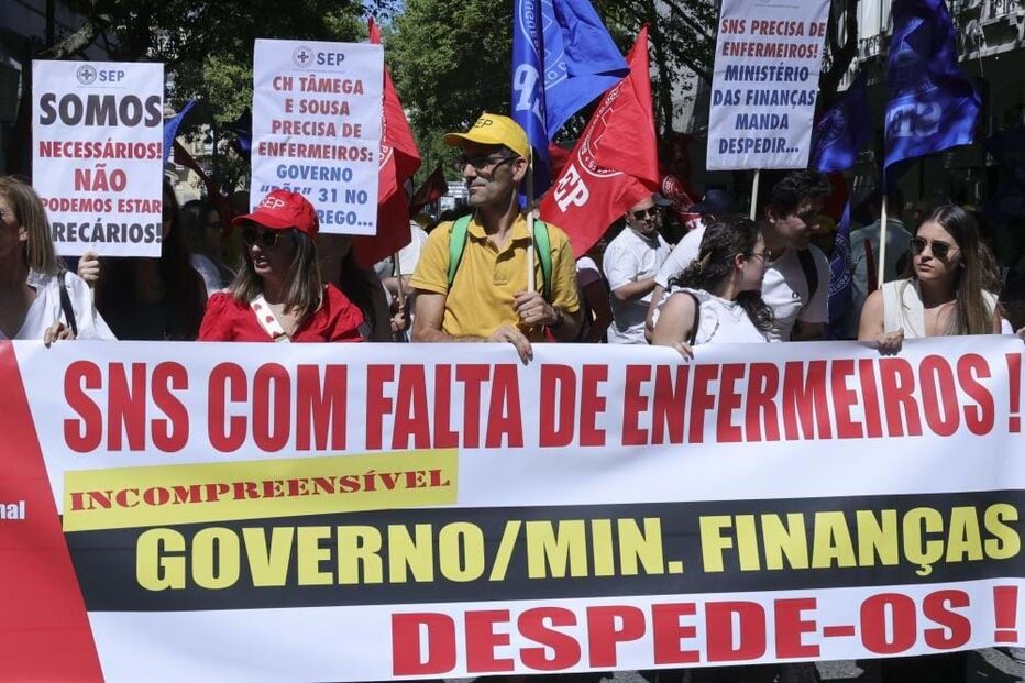 Manifestação enfermeiros
