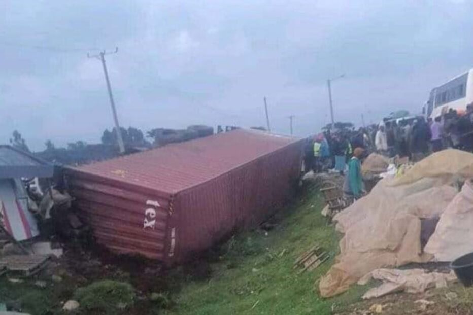 Despiste de camião no Quénia