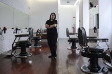 Participantes da formação de assistente de cabeleireiro 