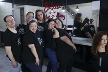 Participantes da formação de assistente de cabeleireiro 