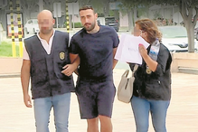 TIago Souto, de 21 anos, foi detido pela Polícia Judiciária e sujeito a primeiro interrogatório no Tribunal de Portimão