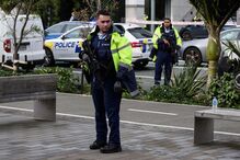 Polícia no local onde decorreu o tiroteio