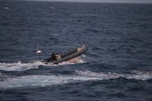 Apanhada lancha de tráfico e detidos cinco suspeitos em alto mar