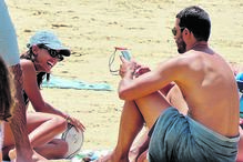 Carolina Patrocínio goza férias algarvias com as crianças