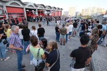 Vigília de apio aos Bombeiros Sapadores de Setúbal