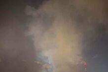 Incêndio perto do Cristo Rei	