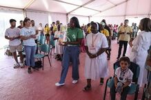 Peregrinos no Cristo Rei