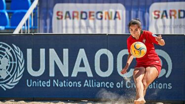 Futebol de praia feminino