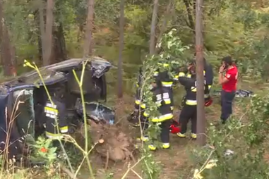 Dois mortos em despiste de carro para pinhal em Carregal do Sal