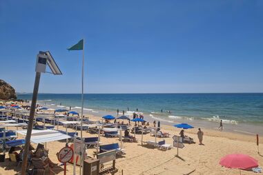 Praia de Olhos d'Água, no concelho de Albufeira