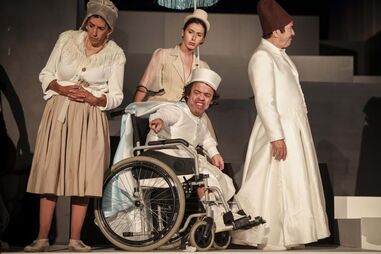 Ensaio da peça "Os Gigantes da Montanha", de Luigi Pirandello