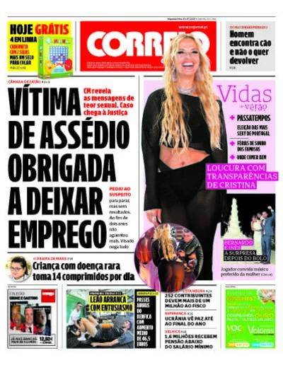 Capas Correio da Manhã de Junho de 2023