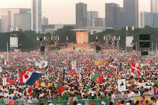 JMJ em 1997 em Paris, França