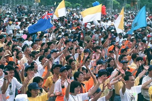 JMJ em 1995 em Manila, nas Filipinas 
