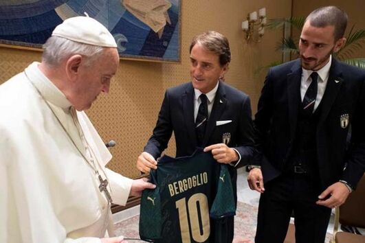 Coleção de camisolas do Papa - interativa