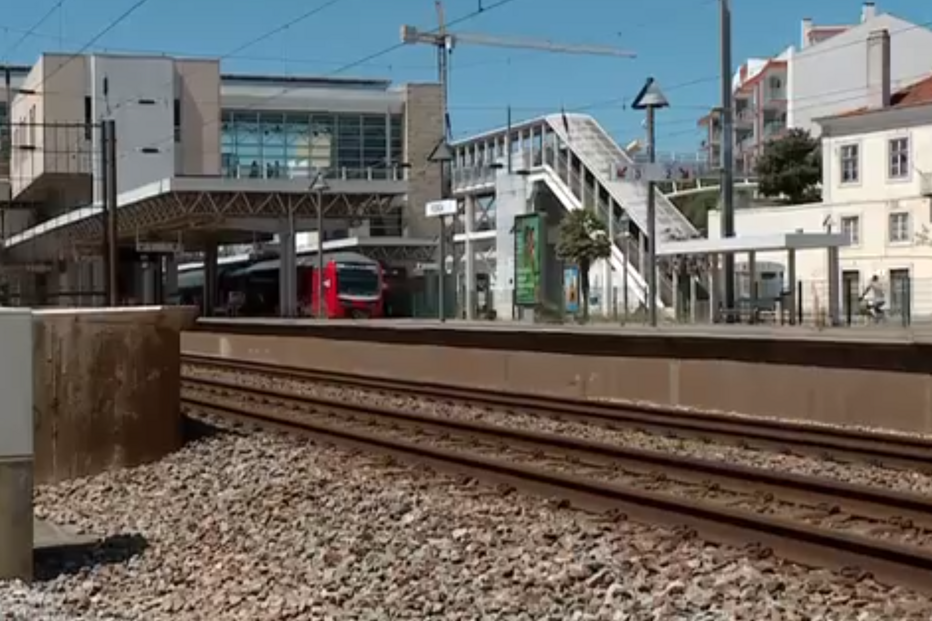 Estação de comboio na Póvoa de Santa Iria