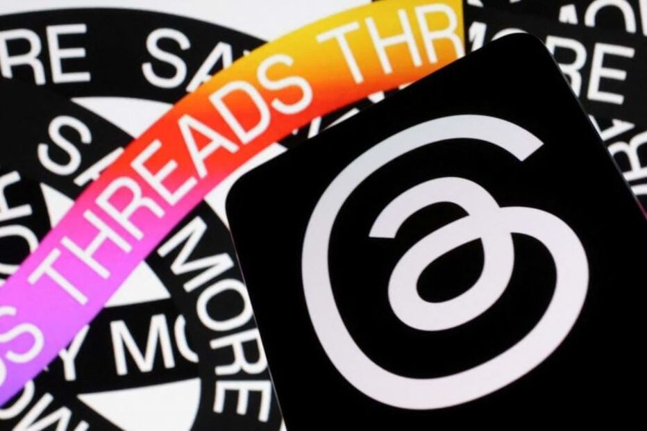 Logotipo da rede social 'Threads'