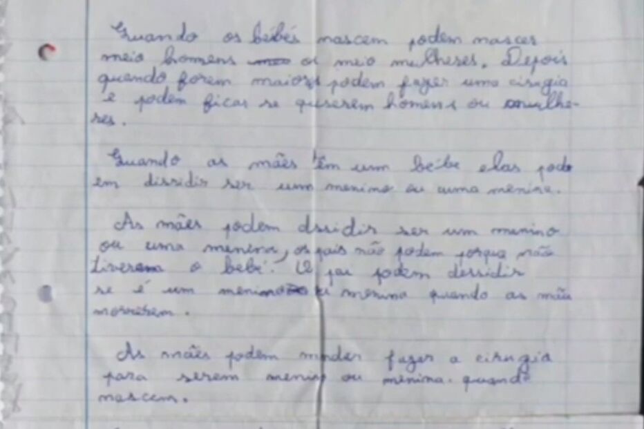 Redação, mudança de sexo, Aveiro